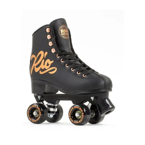 Patins Rio Rollers Rose Black | Achat En Ligne | Jack'n Roll