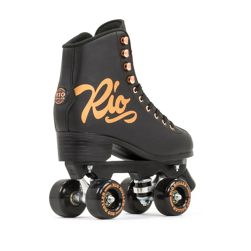 Patins Rio Rollers Rose Black | Achat En Ligne | Jack'n Roll
