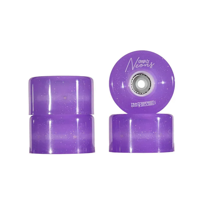 Roues Lumineuses Chaya Neons Led 65mm (x4) | Achat En Ligne | Jack'n Roll