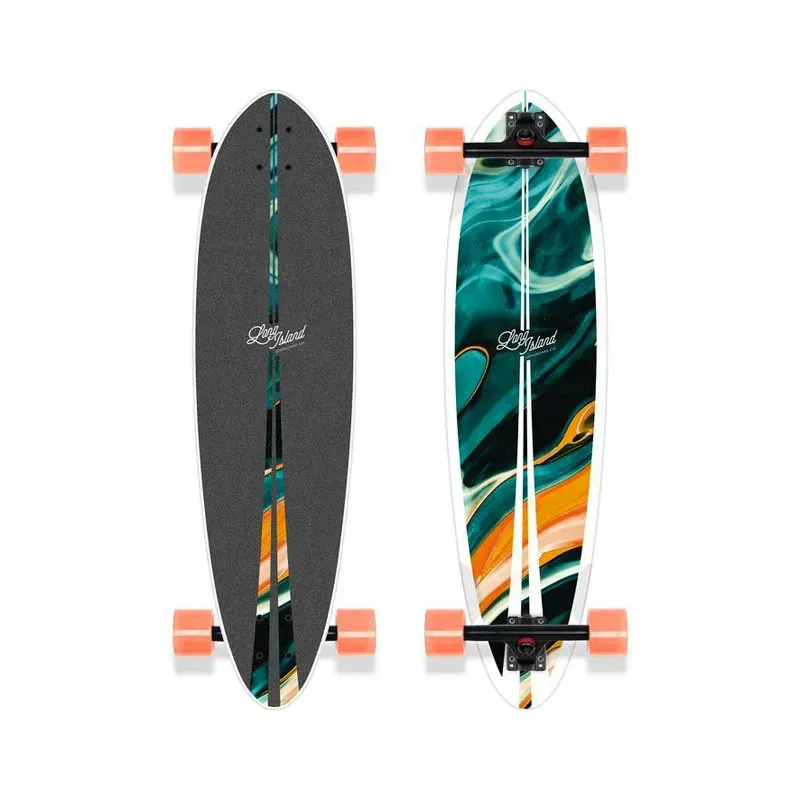 Longboard Long Island Teal 35" Pintail | Achat En Ligne | Jack'n Roll