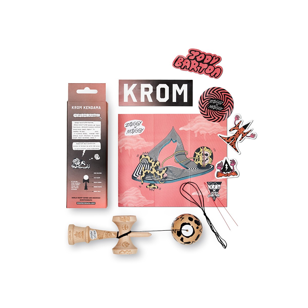 Kendama Krom Zoggy & Moggy | Achat En Ligne | Jack'n Roll