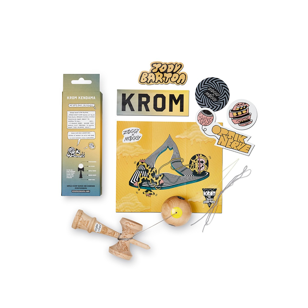 Kendama Krom Zoggy & Moggy | Achat En Ligne | Jack'n Roll