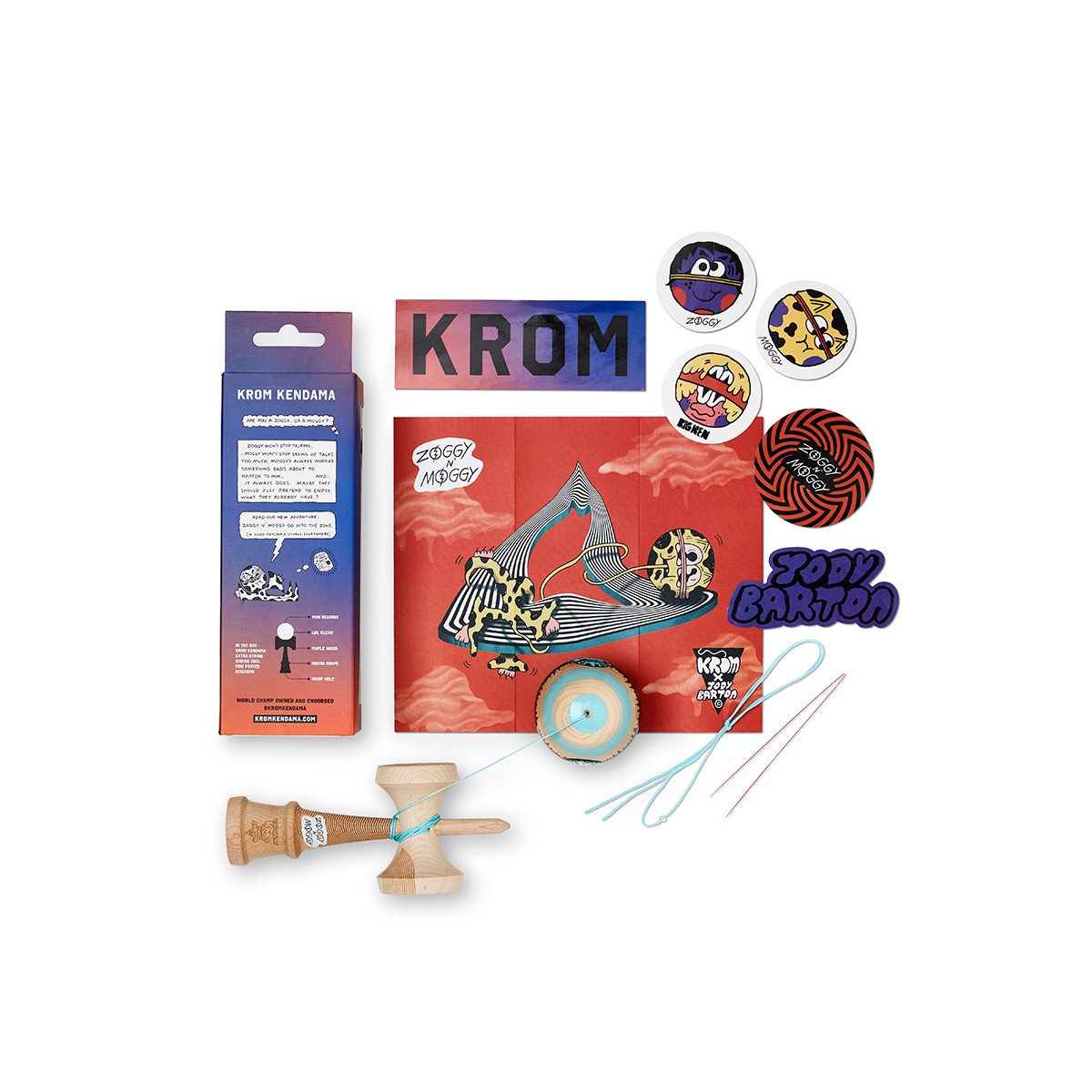 Kendama Krom Zoggy & Moggy | Achat En Ligne | Jack'n Roll