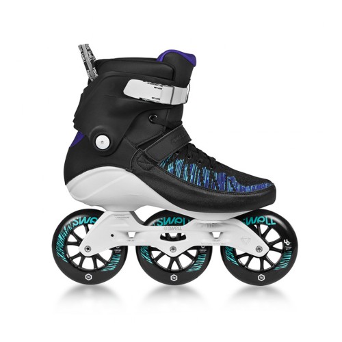 Rollers Powerslide Swell Trinity 110 Voltage Blue | Achat En Ligne | Jack'n Roll
