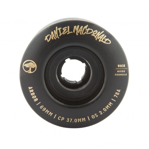 Roues Arbor Vice Daniel Macdonald 69mm (x4) | Roue Longboard | Jack'n Roll