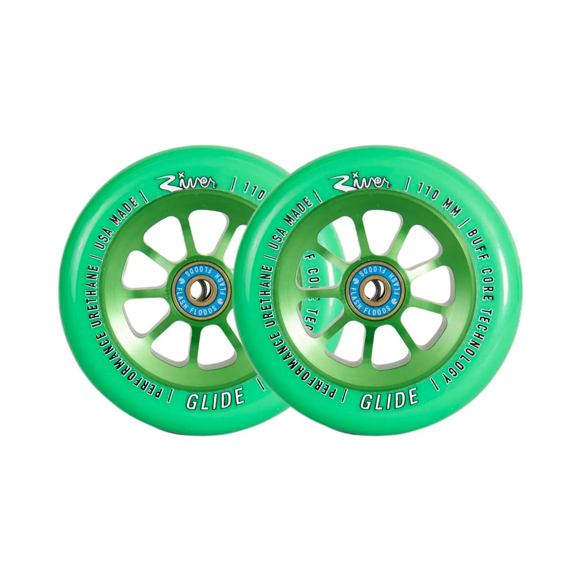 ROUES RIVER NATURALS GLIDE (X2)