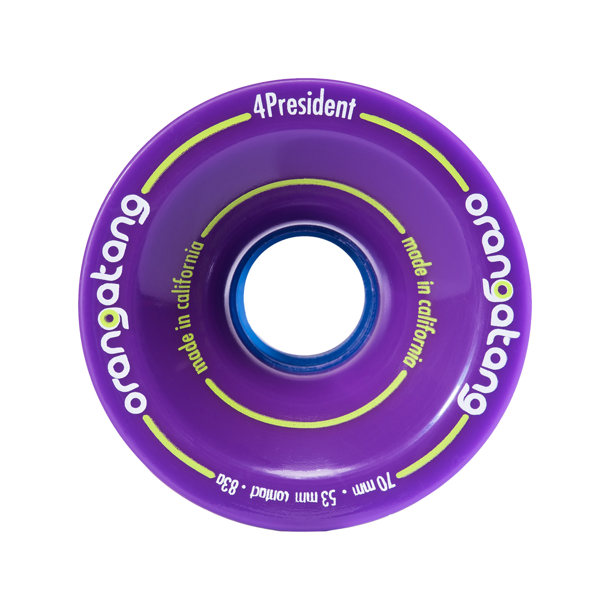 Roues Orangatang 4president (x4) | Roue Cruiser | Jack'nRoll